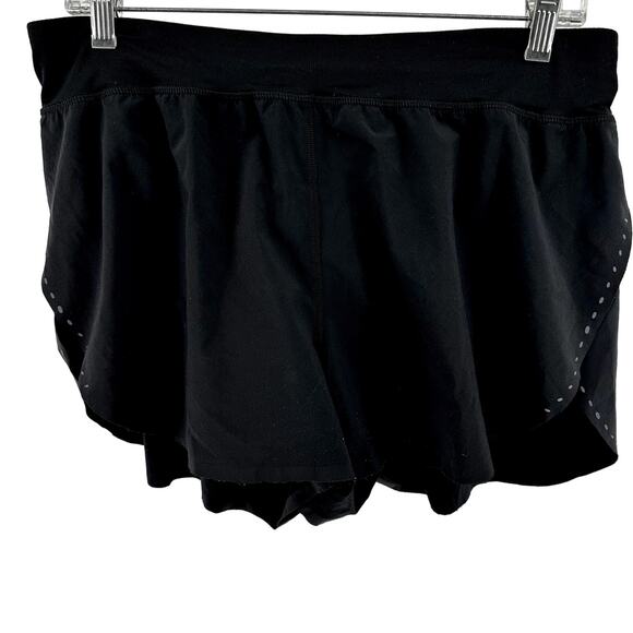 Lululemon Find Your Pace Short 3" Lined Reflective Swift High Rise Black 12 - Picture 2 of 4